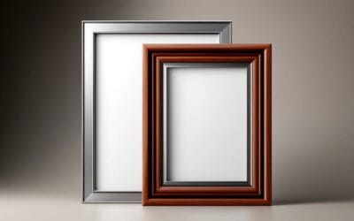 Choisir le cadre 40×60 idéal : aluminium ou bois ?