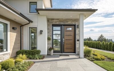 Transformez votre entrée avec une porte d’entrée à tierce élégante et fonctionnelle