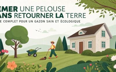 Semer une pelouse sans retourner la terre : guide complet pour un gazon sain et écologique