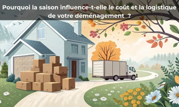 Pourquoi la saison influence-t-elle le coût et la logistique de votre déménagement&nbsp;?