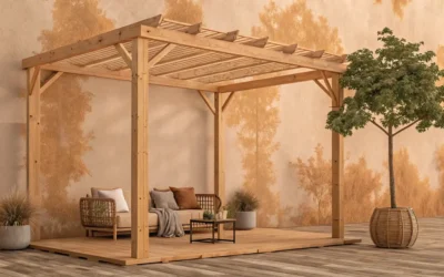 Construire une pergola en bois soi-même&nbsp;: étapes, matériaux et budget détaillé