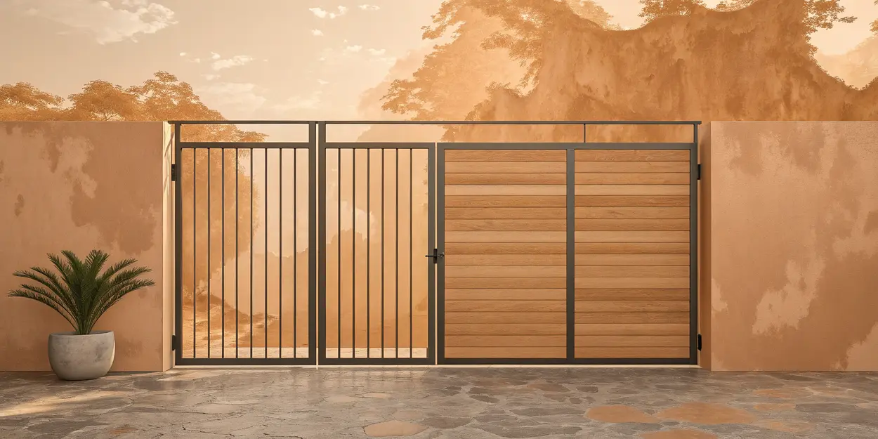 Portail coulissant en aluminium&nbsp;: avantages, installation et options sur mesure