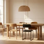 Chaises dépareillées en salle à manger&nbsp;: style et harmonie