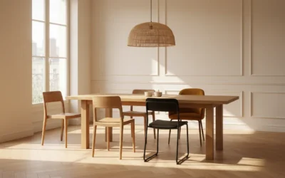 Chaises dépareillées en salle à manger&nbsp;: style et harmonie