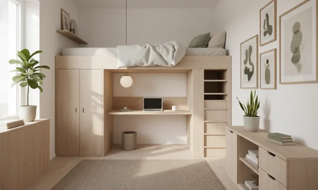 Aménager une petite chambre&nbsp;: le mobilier gain de place